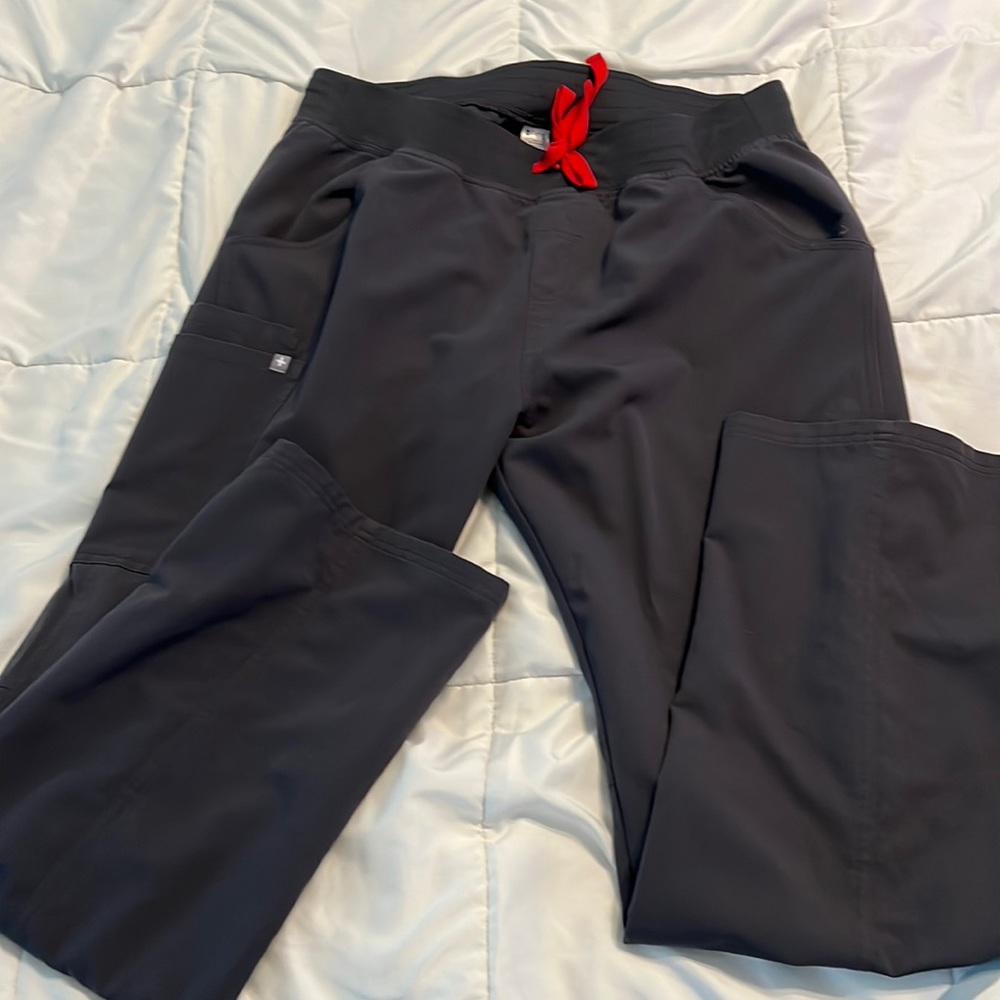 Figs L Tall Charcoal Kade Pants